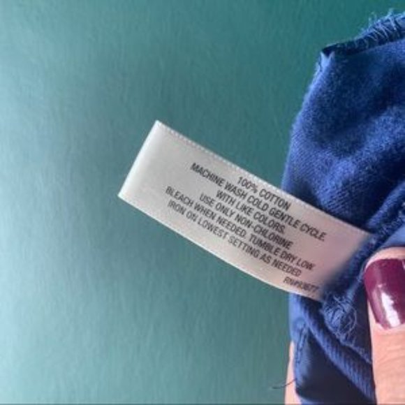 Blue Zipper Decal loose fit short shorts, 0, syle - Picture 6 of 11